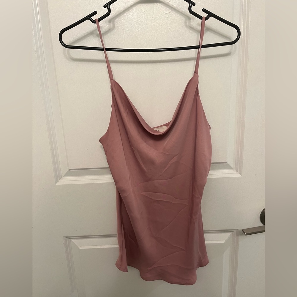 Loft Cowl Neck Satin Cami